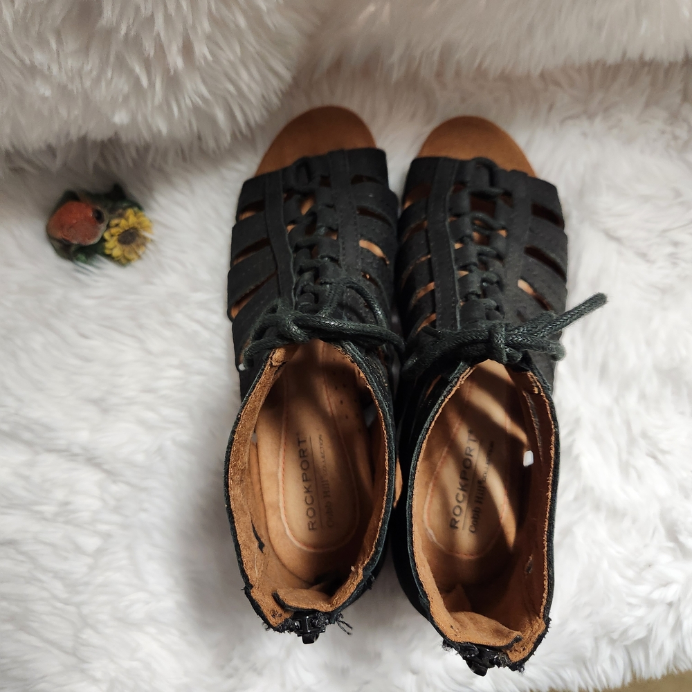 Rockport Women's Black Sandals